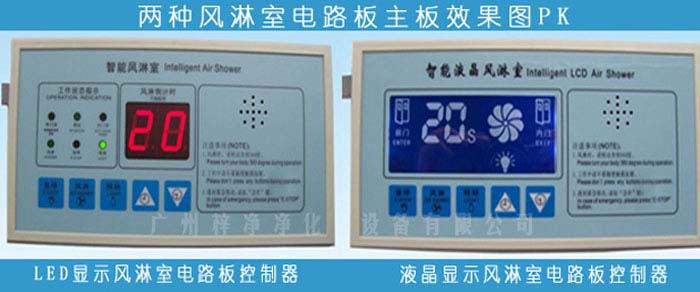 兩種風(fēng)淋室控制器對比