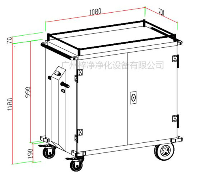 無菌物品電動運送車設(shè)計圖