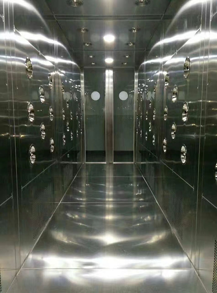 檢查風(fēng)淋室風(fēng)機(jī)是否正常工作，是否有異物堵塞。